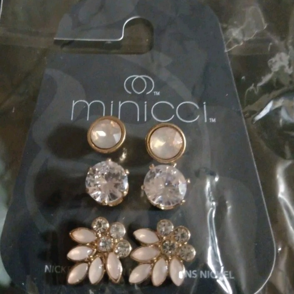 Minicci 3 Pc. Earrings Set